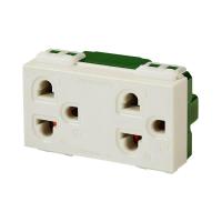 ราคา PANASONIC เต้ารับคู่ 3 ขา Wide PANASONIC รุ่น Weg 15929 สีขาว (MKP1087709)