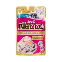 ราคา NEKKO อาหารเปียก สำหรับแมว รสปลาทูน่าหน้ากุ้งและหอยเชลล์ในเยลลี่ 70 g (MKP1404520)