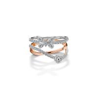 ราคา Jubilee Diamond แหวนเพชร Gentle Three Way Fly Ring - สีไวท์โกลด์ 56 (MKP1797738)