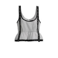 ราคา Senada เสื้อครอปผู้หญิงแขนกุดตอกหมุดติดริบบิ้นลายจุด 36 EU (MKP1802190)