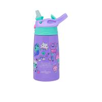ราคา SMIGGLE ขวดน้ำ Gabby's Junior Stainless Steel Flip 400 มล. สี Lilac ขนาด (CDS14503597)