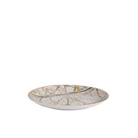 ราคา CENTRAL HOME ถาดลายกิ่งไม้ CRM ขนาด 36X4.5 ซม. สีทองขาว (CDS13824334)