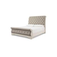 ราคา Ashley Furniture Homestore เตียงขนาด 6 ฟุต REALYN/180 สี ขาววินเทจ (MKP1805908)