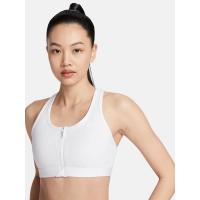 ราคา NIKE สปอร์ตบราผู้หญิง Swoosh Front Zip Medium-Support สี White/Stone Mauve/White XL (CDS13815417)