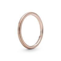 ราคา PANDORA แหวน 14k Rose gold-plated ring สีโรส 56 (MKP1806328)