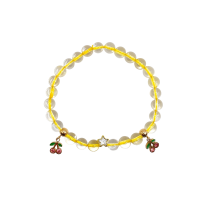 ราคา FONNEY กำไลหินรุ่น ซิทรินสีอำพัน ชาร์มสแตนเลสสตีล Free Size (GRMKPPR000141821)
