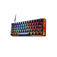 ราคา STEELSERIES คีย์บอร์ดเกมมิ่งมีสาย Apex Pro Mini พร้อมปุ่ม Mechanical Switch แบบปรับได้ ในรูปแบบ 60% (สีดำ) (US) (MKP1768246)