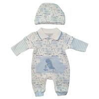 ราคา BABY STONE ชุดเด็กอ่อนบอดี้สูทติดกระดุมหน้าคอปก+หมวกพิมพ์ลายไดโนเสาร์ (MKP1080833)