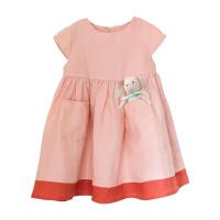 ราคา Tiny Moon ชุดกระโปรงเด็กผู้หญิงรุ่น Lola สีชมพูพร้อมตุ๊กตากระต่าย (MKP0877471)