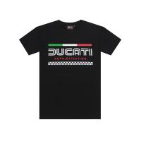 ราคา DUCATI เสื้อยืดสีดำสำหรับผู้ชาย DCT52 059 S (MKP1811881)