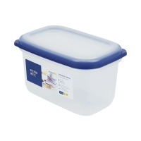 ราคา Micronware กล่องอาหารทรงเหลี่ยม MICRON WARE รุ่น JCP-5033 ขนาด 1,200 มล. สีขาว - น้ำเงิน (MKP1164968)