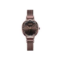 ราคา JULIUS นาฬิกาข้อมือผู้หญิง JA-1143 D สีน้ำตาลประดับเพชร สายสแตนเลสถักแม่เหล็ก (MKP0309643)