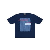 ราคา DUCATI เสื้อยืดสีกรมผู้ชายแขนสั้นทรงหลวม DCT52 061 M (MKP1811887)