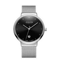 ราคา Julius นาฬิกาข้อมือผู้ชาย JA426 MB หน้าปัดกลมสีเงิน หน้าปัดดำ ดีไซน์เรียบง่าย ไม่เยอะแต่ดูแพง (MKP0026567)