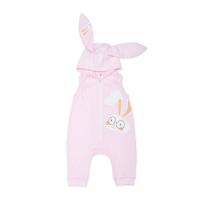 ราคา AUKA ชุดหมีแขนกุดมีเท้ามีหมวก Big Rabbit สีชมพู 50 (MKP1588316)