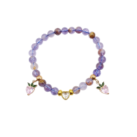 ราคา FONNEY กำไลหินรุ่น หินโป่ง อเมทิสต์ ชาร์มสแตนเลสสตีล Free Size (GRMKPPR000141823)