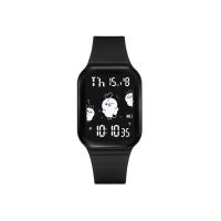 ราคา JULIUS นาฬิกาข้อมือผู้หญิง JA-1476 F สีดำ หน้าปัดทรงสี่เหลี่ยม สายซิลิโคน ระบบดิจิตอล (MKP1804073)