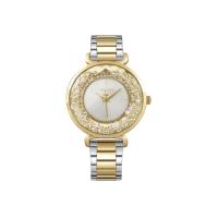 ราคา JULIUS นาฬิกาข้อมือผู้หญิง JA1440 C สีสองกษัตริย์ทองหน้าปัดเงิน ขอบประดับคริสตัล Sawrovski สายสแตนเลส (MKP1672042)