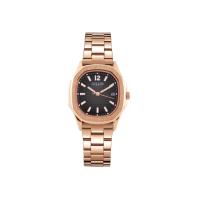 ราคา JULIUS นาฬิกาข้อมือผู้หญิง JA-1468 H สีโรสโกลด์ หน้าปัดดำ สายสแตนเลส (MKP1804063)