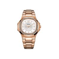 ราคา JULIUS นาฬิกาข้อมือผู้หญิง JA-711 C สีโรสโกลด์ หน้าปัดขาว สายสแตนเลส ขอบประดับเพชร CZ (MKP0310549)