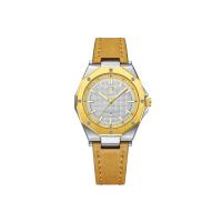 ราคา NAVIFORCE นาฬิกาข้อมือผู้หญิง รุ่น NF5026 C สายหนัง 33 มม.สีเหลืองหน้าปัดขาว (MKP1389445)