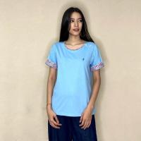ราคา PORTLAND เสื้อยืดแขนสั้น สีฟ้า S (MKP1042327)