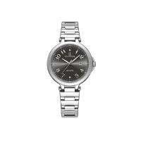 ราคา NAVIFORCE นาฬิกาข้อมือผู้หญิง NF5033 C สายแสตนเลส 35 มม. สีเงินหน้าปัดดำ (MKP1669677)