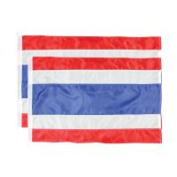 ราคา Q Flag ธงชาติไทย 100x150 ซม. (แพ็ค2ผืน) คิว แฟลก (MKP1081514)
