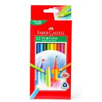 ราคา FABER CASTELL ดินสอสีไม้ 12 สี ด้ามสามเหลี่ยม Faber-Castell 115853 (MKP0997752)