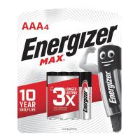 ราคา ENERGIZER ENERGIZER ถ่านอัลคาไลน์ รุ่น Max E92-BP4 ขนาด AAA (แพ็ค 4 ก้อน) (MKP0948502)