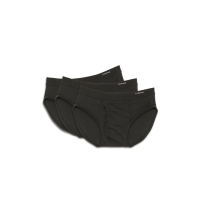 ราคา ELLE HOMME กางเกงในผู้ชายทรง BRIEF KUB2001 Cotton 100% แพ็ค 3 ชิ้น - สีดำ XXL (MKP1816856)