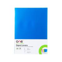 ราคา ONE ONE แผ่นพลาสติกทำปก A4 สีฟ้า แพ็ค 20 แผ่น (MKP0983411)