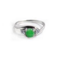 ราคา FINEJEWELTHAI แหวนหยก-แหวนเงิน-แหวนพลอย-หยกแท้-เงินแท้- R1186jd สีเงิน 53 (MKP0623750)