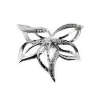 ราคา FINEJEWELTHAI จี้เงินรูปดอกชบา-งานสุวัน-จี้เงิน-จี้เพชรสังเคราะห์-SWP003 สีเงิน (MKP0759734)