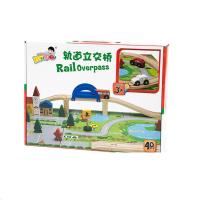 ราคา JKPtoys บล็อกไม้สร้างเมืองจำลอง ชุดต่อรางรถไฟ 40 ชิ้น รางต่อกับของอิเกียได้ (MKP1299240)