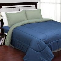 ราคา Slumberland ผ้านวม 1 ชิ้น รุ่น Stamford 5 / 6 ฟุต สีน้ำเงิน/เขียว (MKP1387655)