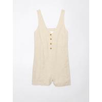 ราคา American Eagle เดรสผู้หญิง 7921 BUTTON DOWN ROMPER สี ขาว XS (MKP1794680)