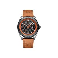ราคา NAVIFORCE นาฬิกาข้อมือผู้ชาย รุ่น NF9209 B สายหนัง 45 มม.สีน้ำตาลหน้าปัดส้ม (MKP1479448)