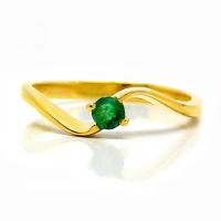 ราคา FINEJEWELTHAI แหวนมรกต-แหวนเงิน-แหวนพลอย-มรกตแท้-เงินแท้- R1073em สีทอง 52 (MKP0619380)