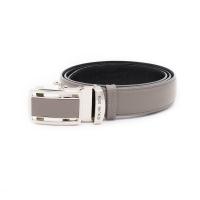 ราคา La Franche ชุดเข็มขัดหนังวัวแท้ Autolock หนังลาย Pebble รุ่น 2AL0122 สีเทา 29 (MKP1380931)