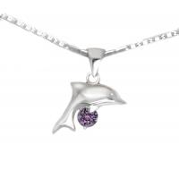 ราคา FINEJEWELTHAI จี้อะเมทิสต์-จี้โลมา-จี้เงิน-อะเมทิสต์แท้-P1094am สีเงิน (MKP0824075)