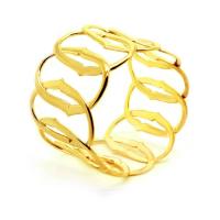 ราคา Finejewelthai กำไลบัว-ลายเรียบ-งานสุวัน-กำไลเงินแท้-ชุบทอง-SWB001-G สีทอง (MKP0704389)