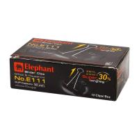 ราคา ELEPHANT คลิปดำตราช้าง รุ่น E111 ขนาด 25 มม. สีดำ (MKP1135952)