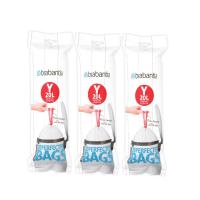 ราคา BRABANTIA ถุงขยะ สำหรับถังขยะขนาด Y 20ลิตร จำนวน 3 ม้วน 60ใบ สีขาว (MKP1135834)