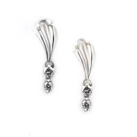 ราคา FINEJEWELTHAI ต่างหู-ต่างหูเพชร-ต่างหูเงิน-เพชรสังเคราะห์-เงินแท้ 925-E1036cz สีเงิน (MKP0759521)