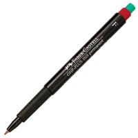 ราคา Faber Castell ปากกาเขียนแผ่นใสลบไม่ได้ 0.6 มม.แดง (F) Faber-Castell (MKP0994527)