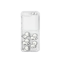 ราคา Mill and Moi เคสมือถือ Fluffy Bichon Clear Zflip 5 Case (MKP1817554)