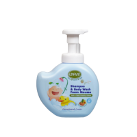 ราคา ENFANT Organic Plus Shampoo & Body Wash Foam Mouse อาบน้ำสระผม มูสโฟม ใช้ได้ตั้งแต่แรกเกิด 400 ml. (MKP1820397)