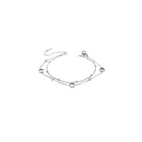 ราคา LAROV สร้อยข้อมือผู้หญิงดีไซน์ใบโคลเวอร์มินิ รุ่น Lani สีเงิน (MKP1820413)