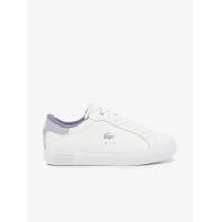 ราคา LACOSTE รองเท้าผ้าใบผู้หญิงลาคอสท์ รุ่น Powercourt สีขาว 4 UK (MKP1821603)